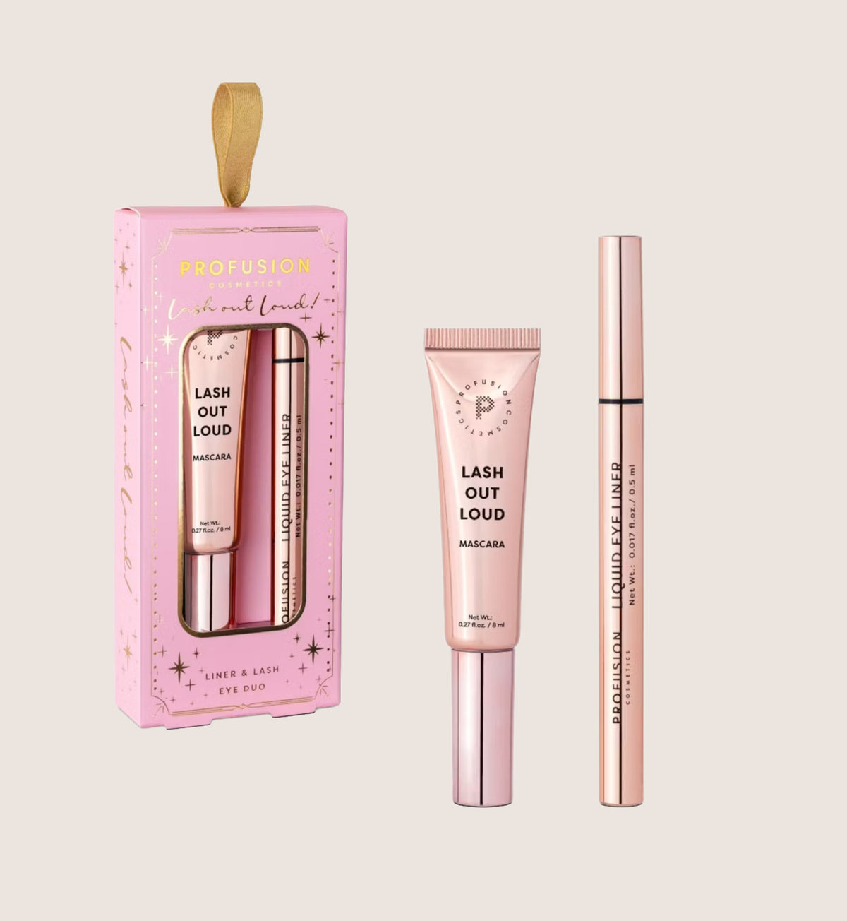 Profusion Lash Out Loud Eye Makeup Duo Beauty Gift Set For Her