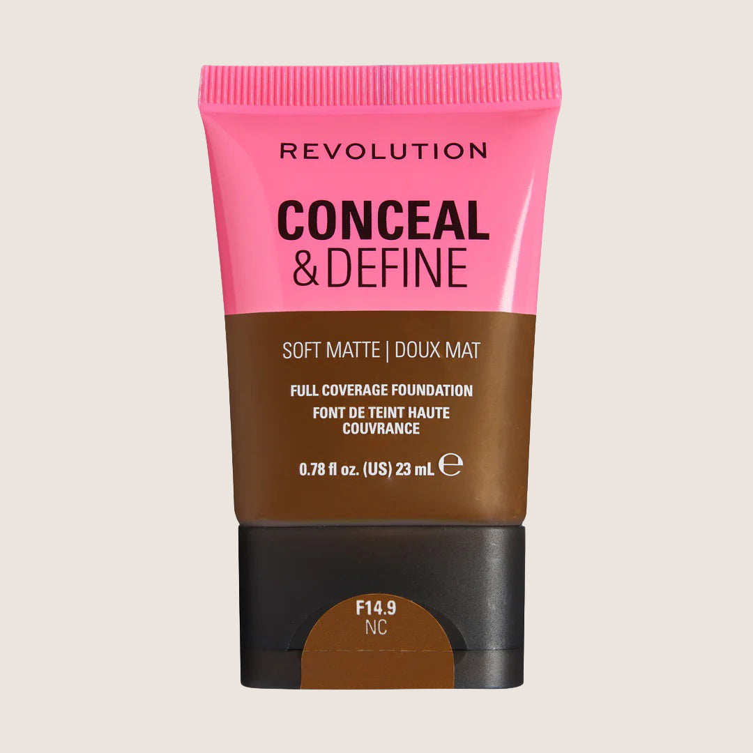 Revolution Conceal & Define Soft Matte Tube Foundation Flawless Base