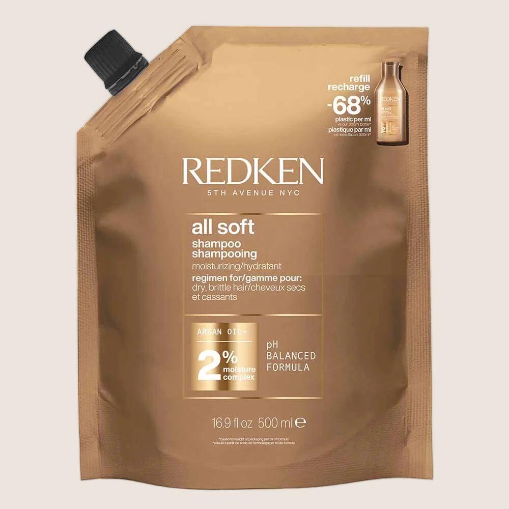 Redken All Soft Shampoo Refill Softening Formula 500ml