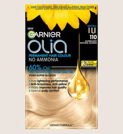 Garnier Olia 110 Super Light Natural Blonde: No Ammonia Permanent Dye, for ultra-luminous shine No Ammonia Formula