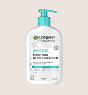 Garnier Salicylic Purifying Gentle Face Cleanser with Salicylic Acid Niacinamide & Ceramides Niacinamide & Salicylic Acid 250ml