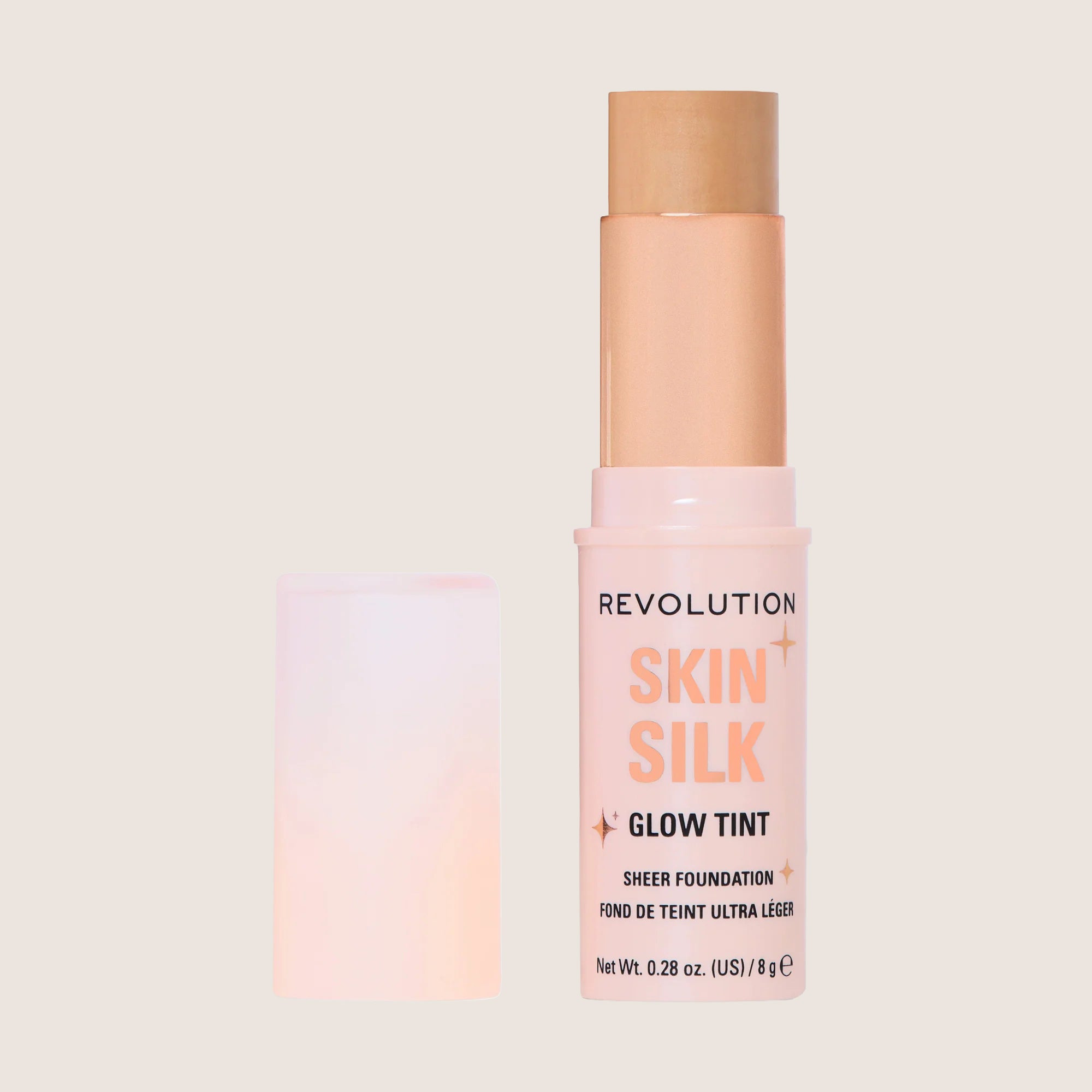Revolution Skin Silk Glow Tint Sheer Foundation Stick Flawless Base