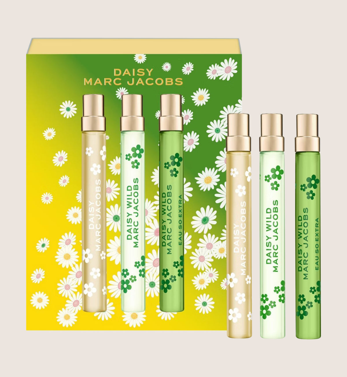 Marc Jacobs Daisy Fragrance For Women Travel Trio Gift Set 10ml Trio Fragrance Gift Set For Her
