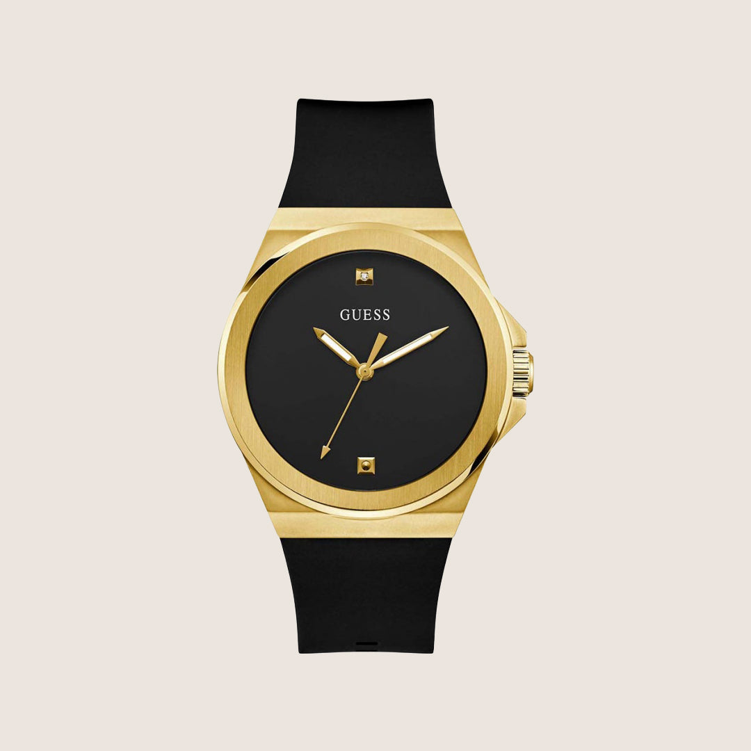 Guess Mens Vinyl Watch Yes GW0790G1