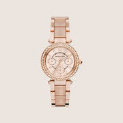 Michael Kors Women's Parker Rose Gold Dial Watch MK6110