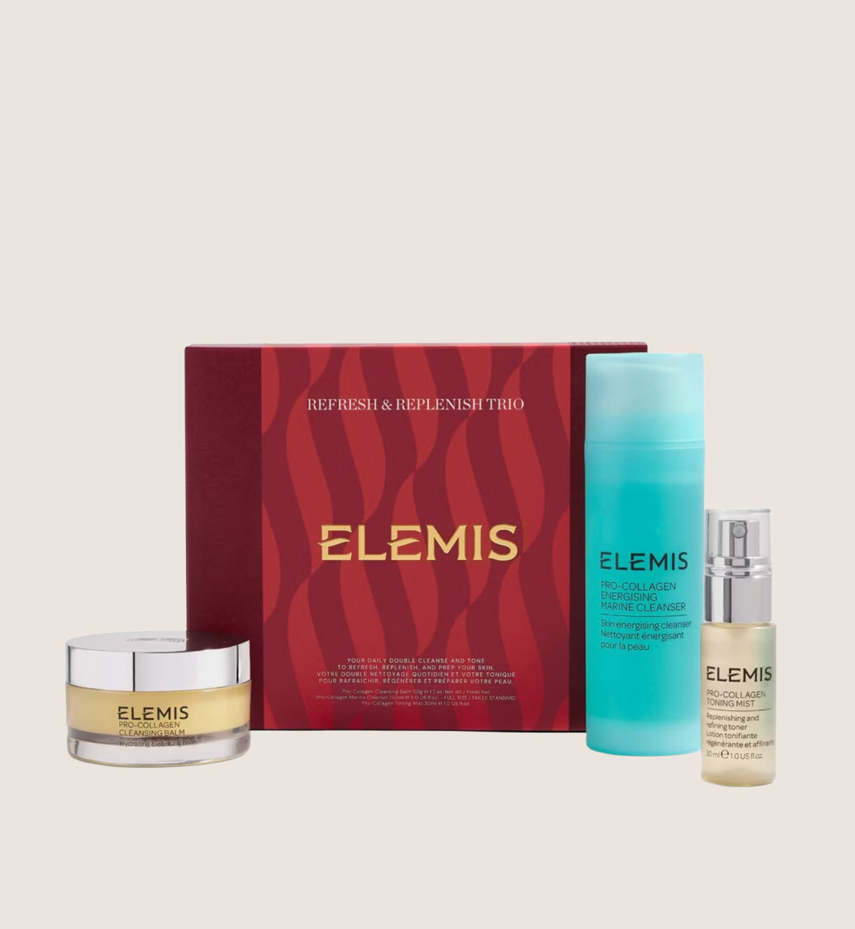 ELEMIS Refresh & Replenish Trio Skincare Gift Set For Her