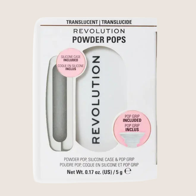 Revolution Powder Pops & Pop Grip Silicone Case Ultra-Fine Texture 3. G