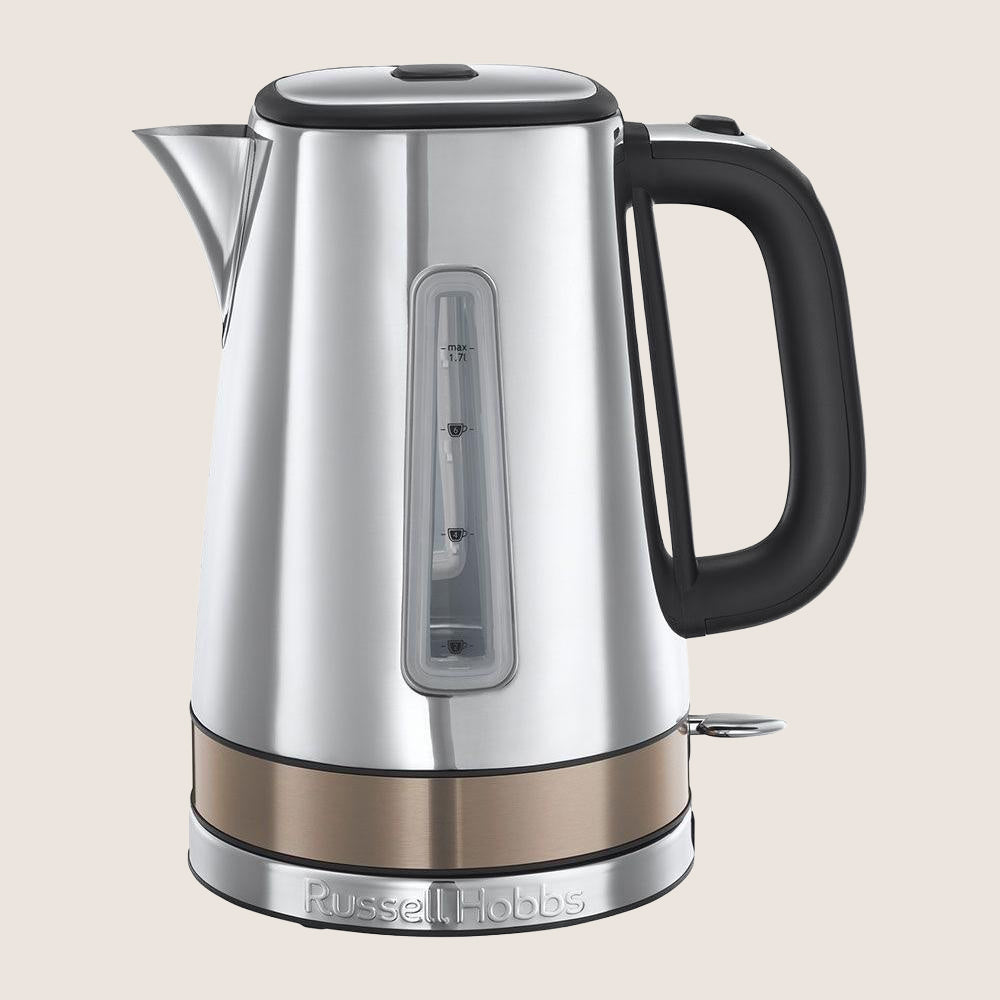 RUSSELL HOBBS Distinctions 24284 Jug Kettle with Metallic Titanium Finish 1.7L - Titanium