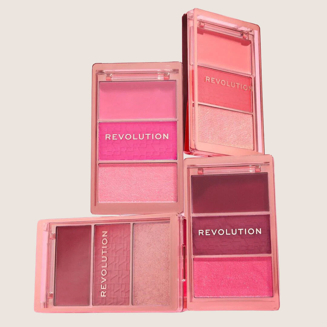 Revolution Blush Icon Palette Pigmented Flush