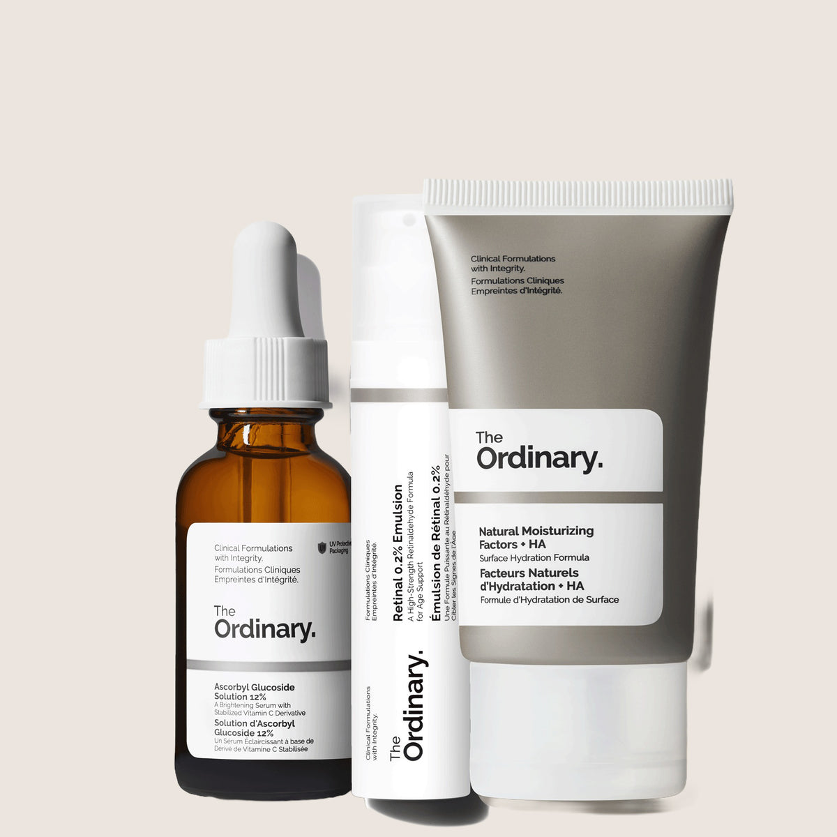 The Ordinary The Vitamin C & A Collection Brightening & Firming System (Multi-Piece)