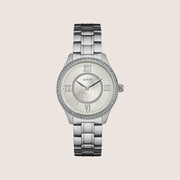 Guess Women's Silver Dial Watch Silver Dial W0825L1