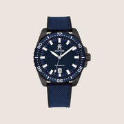 Tommy Hilfiger Men's Watch Blue Dial Automatic Textile Strap 1792160