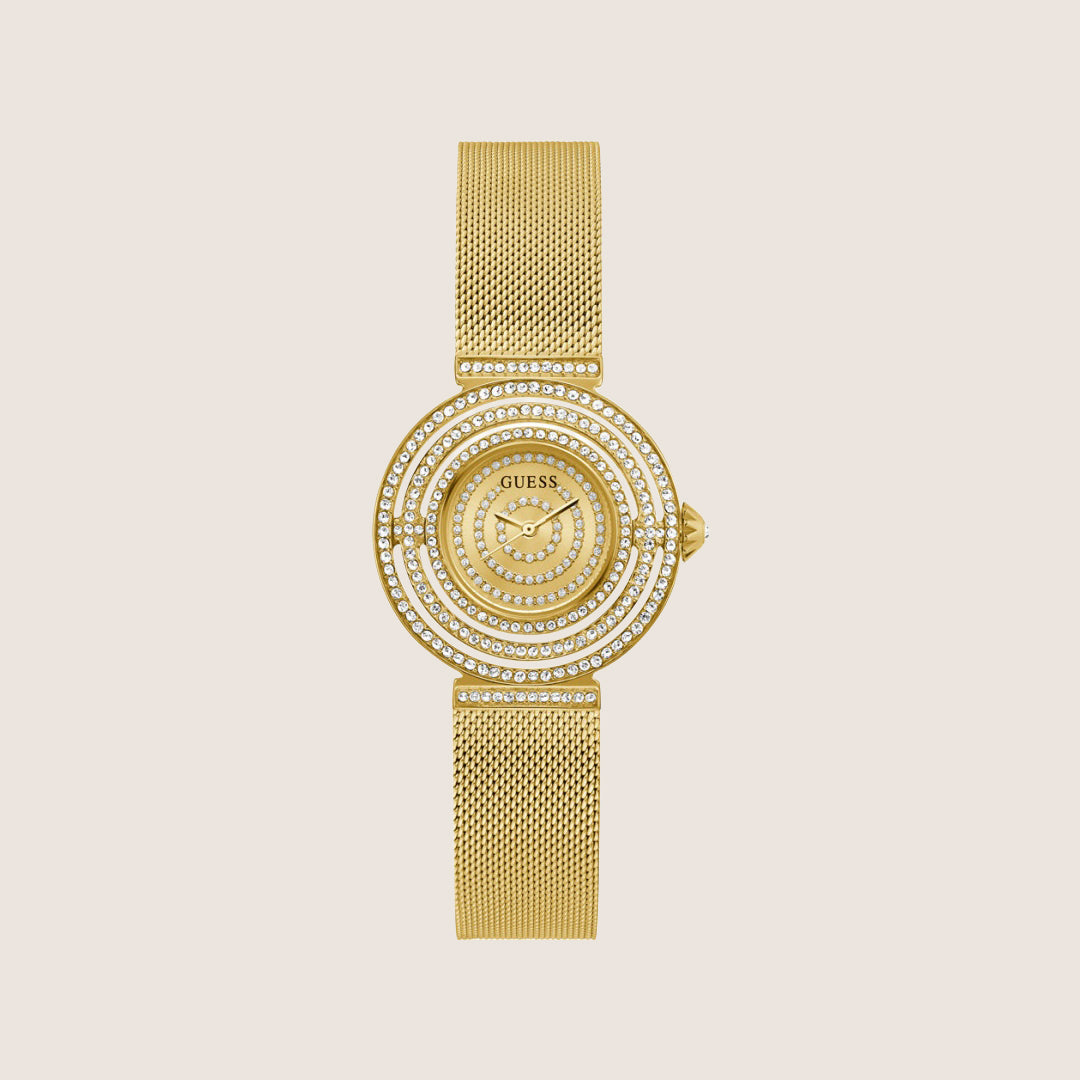 Guess Women's Dream Watch Crystal-Set Gold Dial GW0550L2
