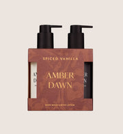 Amber Dawn Spiced Vanilla Body Duo Bath & Body Gift Set For Her