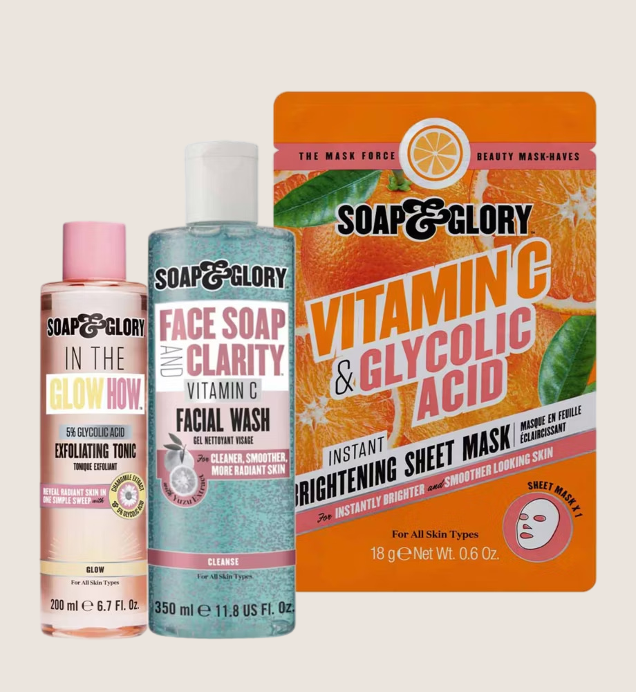 Soap & Glory Vitamin C Bundle With Vitamin C Gentle Cleanse