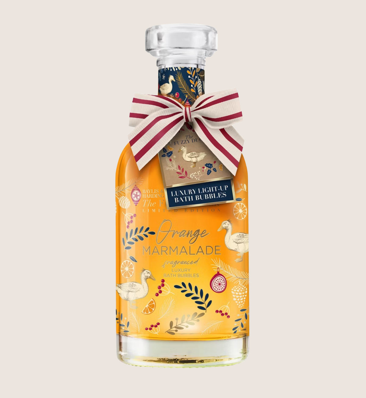 Baylis & Harding Fuzzy Duck Light Up Bath Bubbles Decanter Bath & Body Gift Set For Her