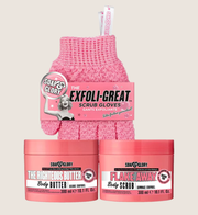 Soap & Glory Exfoliating Tan Prep Essentials Bundle Gentle Cleanse