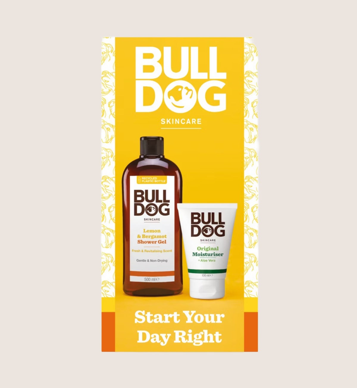 Bulldog Skincare Lemon & Bergamot Shower Gel & Original Moisturiser Duo