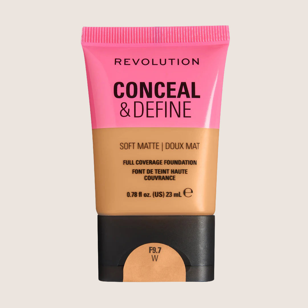 Revolution Conceal & Define Soft Matte Tube Foundation Flawless Base