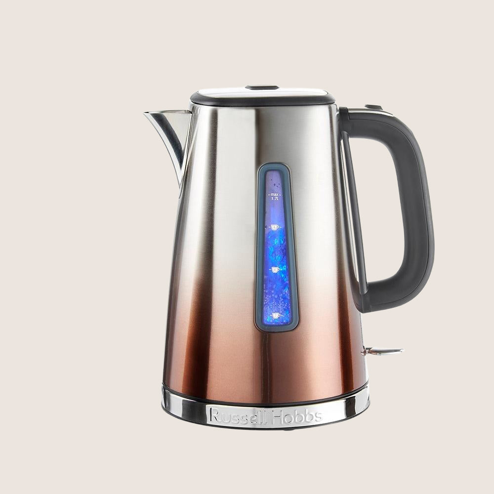 RUSSELL HOBBS Eclipse 25113 Jug Kettle with Copper Sunset Metallic Finish 1.7L - Copper Sunset