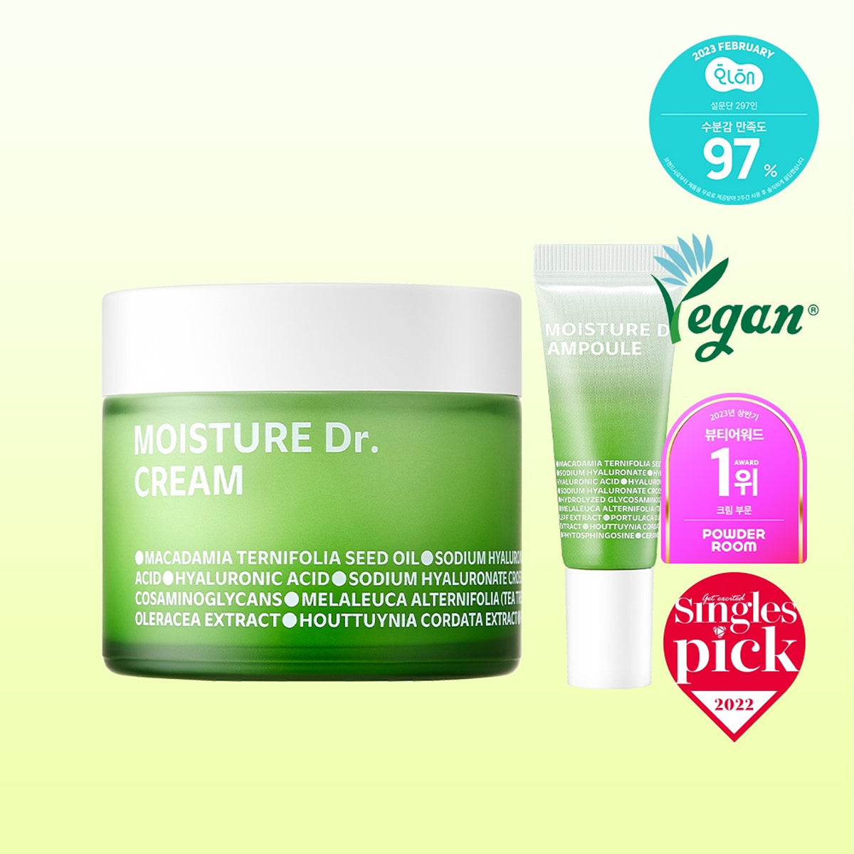 isoi 100-hour Moisture Dr. Cream 70mL Special Set (+Moisture Dr. Ampoule 10mL)