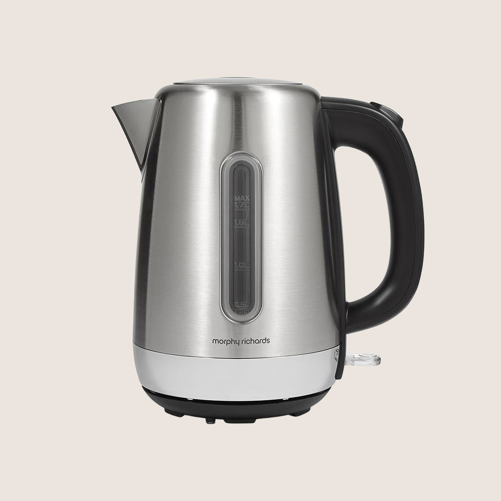MORPHY RICHARDS Equip 102786 Jug Kettle with Stainless Steel Finish 1.7L - Silver