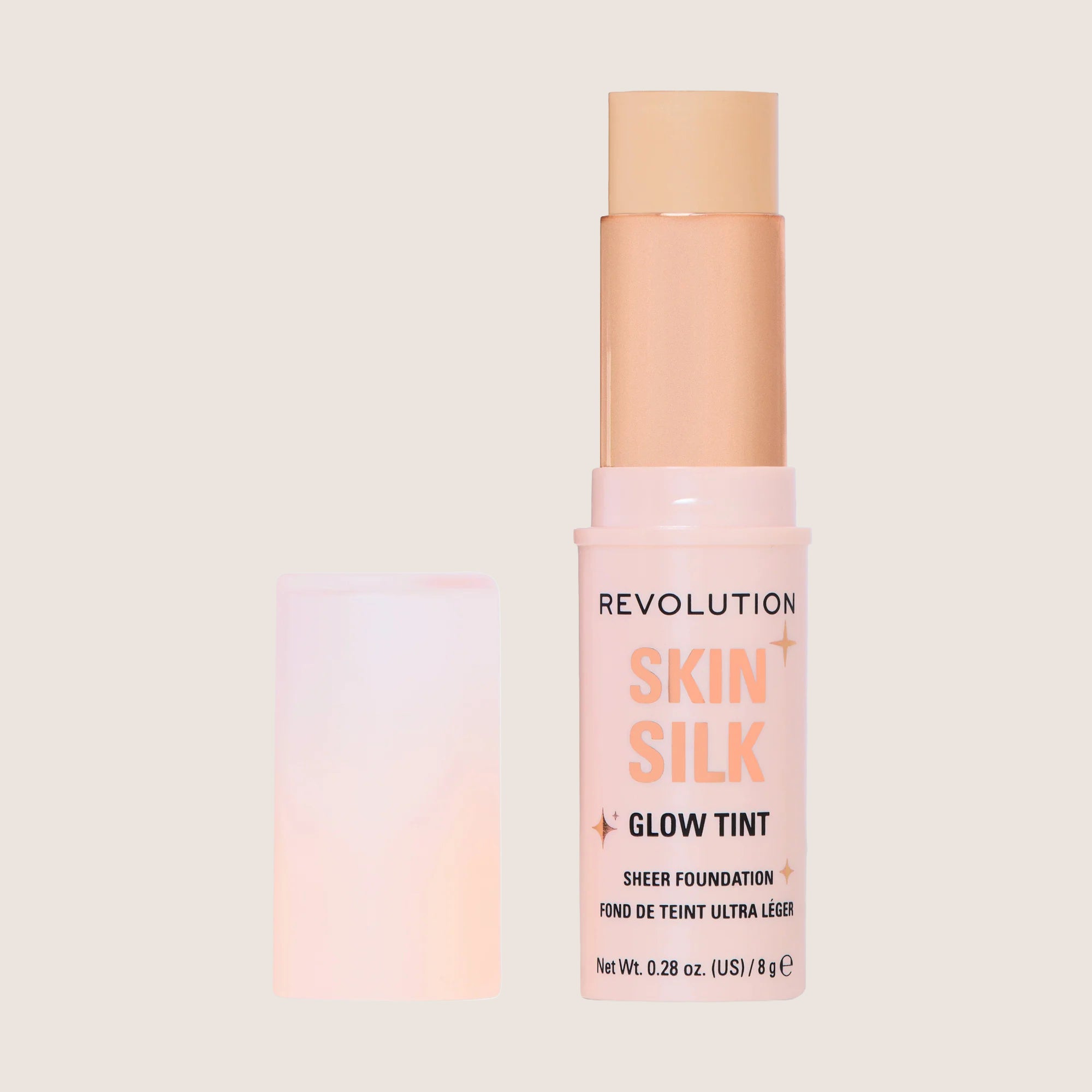 Revolution Skin Silk Glow Tint Sheer Foundation Stick Flawless Base
