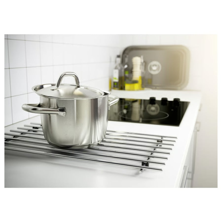 IKEA LÄMPLIG Trivet, stainless steel, 50x28 cm