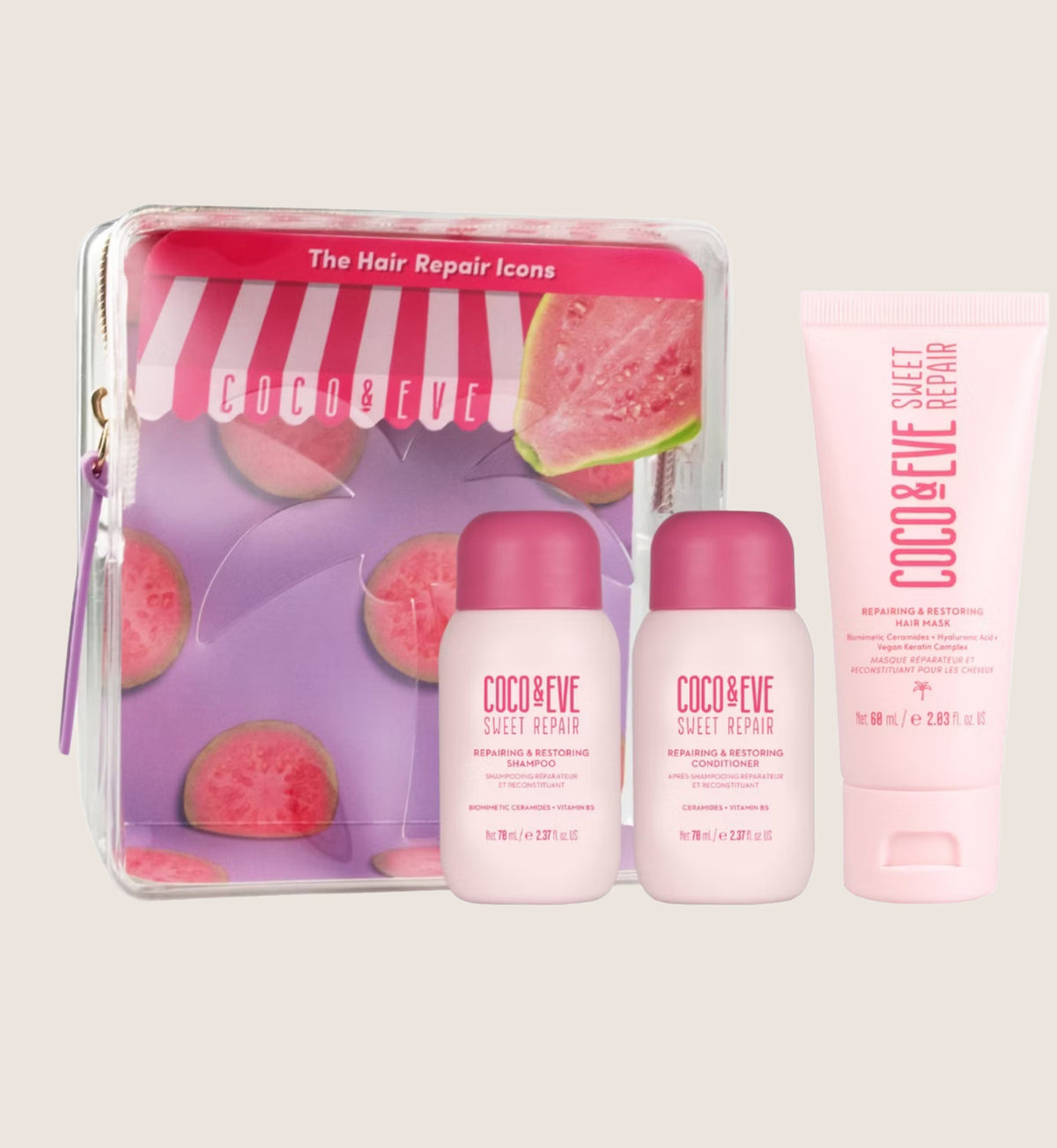 Coco & Eve Sweet Repair The Hair Repair Icons Kit Beauty Gift Set For Her