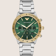 Emporio Armani Mens Watch Silver Stainless Steel Bracelet AR11454