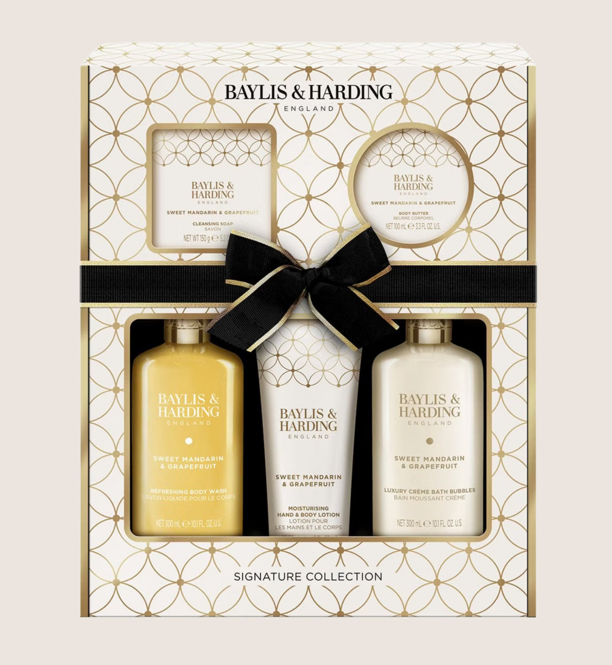 Baylis & Harding Sweet Mandarin & Grapefruit Perfect Pamper Bath & Body Gift Set For Her
