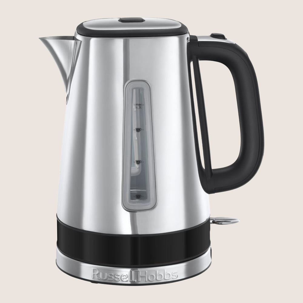 RUSSELL HOBBS 24283 Jug Kettle with Stainless Steel & Black Finish 1.7L - Stainless & Black