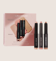 Laura Mercier A Taste of Caviar Mini Caviar Stick Eye Shadow Trio 1g x3 Beauty Gift Set For Her