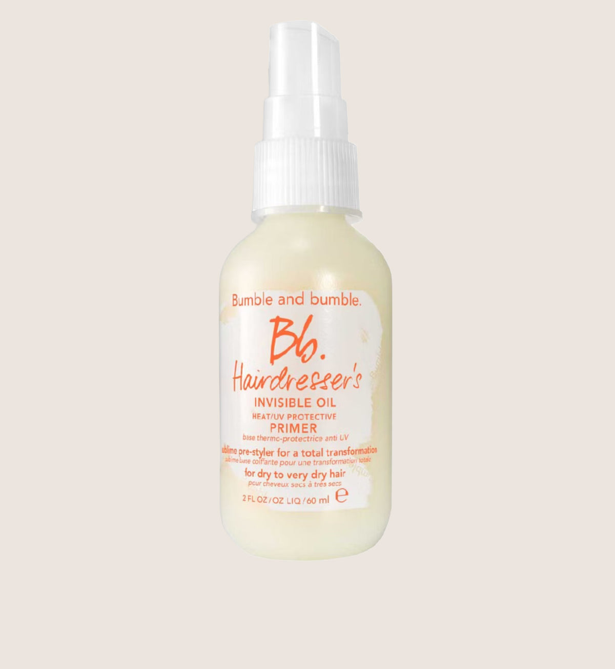 Bumble and bumble Hairdresser's Invisible Oil Heat/UV Protective Primer For Dry, Frizzy Hair 60ml