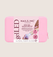 Nails.INC Gel LED 8-Piece Mini Travel Gel Nail Polish Kit Gels On-The-Go Beauty Gift Set For Her