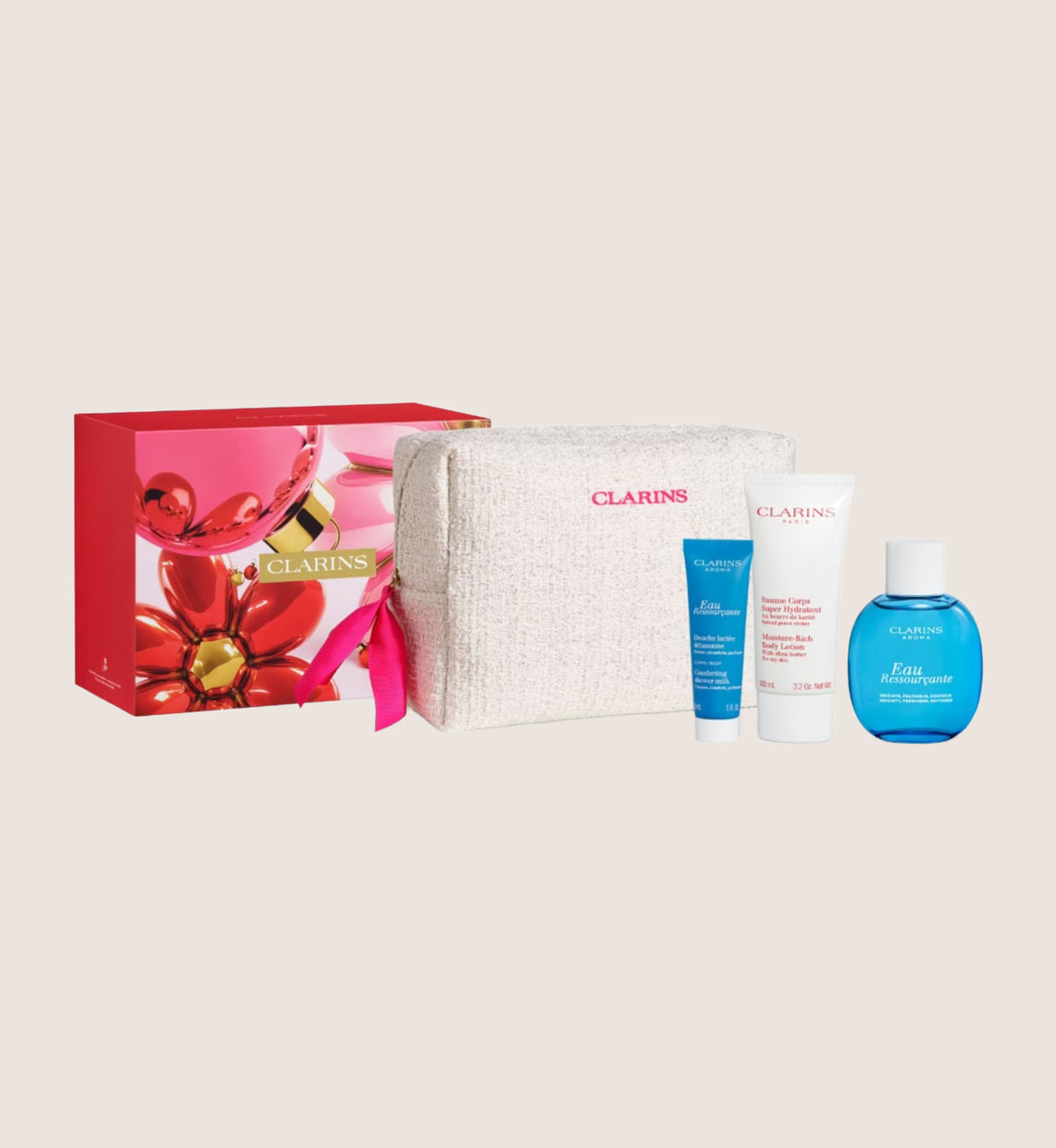 Clarins Eau Ressourçante Collection 3 Piece Fragrance Gift Set For Her