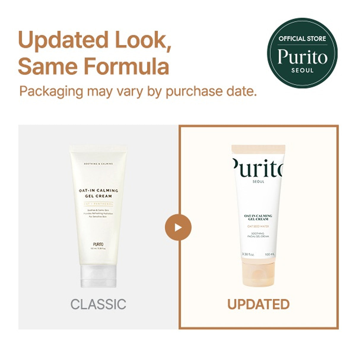 Purito Seoul Oat-In Calming Gel Cream 100ml