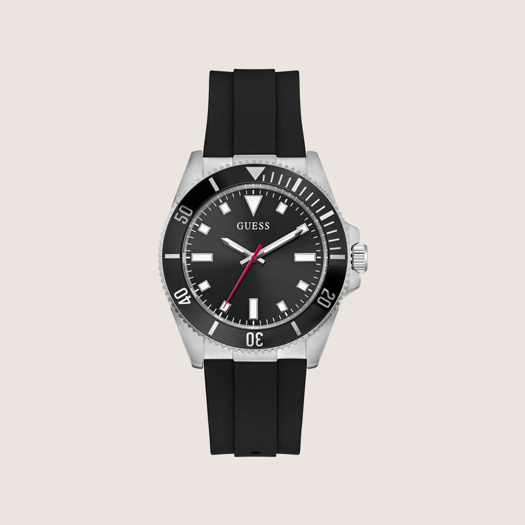 Guess Mens Cliff Watch Black Dial GW0969G1