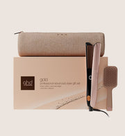 ghd Gold Hair Straightener Festive Edition In Cashmere Beige Beauty Gift Set For Her