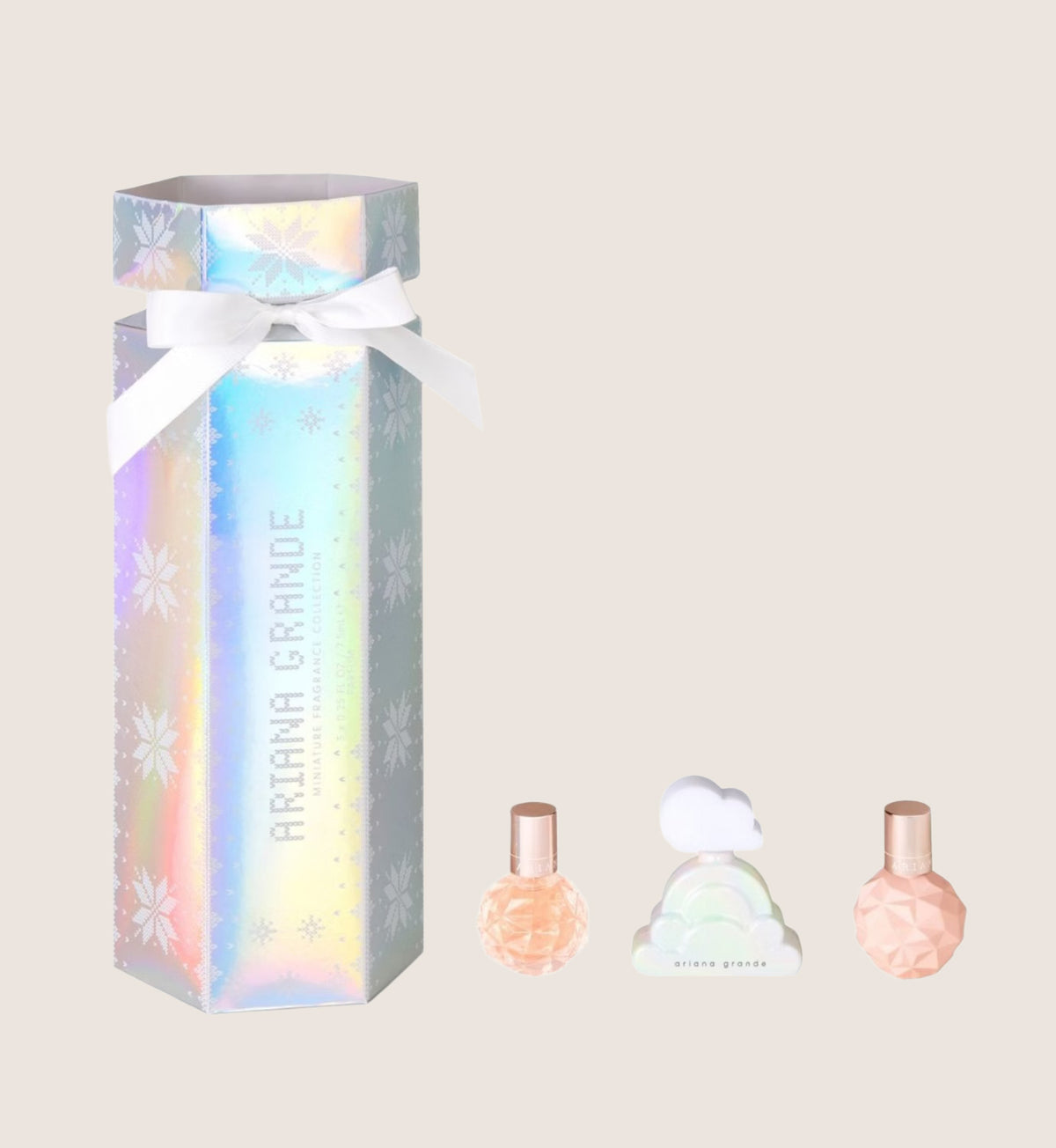 Ariana Grande Deluxe Mini Cracker Eau De Parfum Fragrance Gift Set For Her