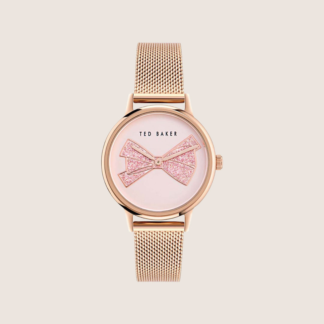 Ted Baker Ladies Phylipa Iconic Rose Gold Pink Bracelet Watch BKPPHF410