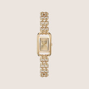 Ted Baker Ladies Tessye Gold Rectangle Crystal Bracelet Watch BKPTTS405
