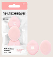 Real Techniques Mini Miracle Powder Puff Trio Vegan & Cruelty Free