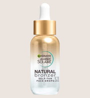 Garnier Ambre Solaire Natural Bronzer Self-Tan Facial Tanning Drops 30ml