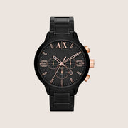 Armani Exchange Men's Urban Watch Black Dial Black Bracelet AX1350