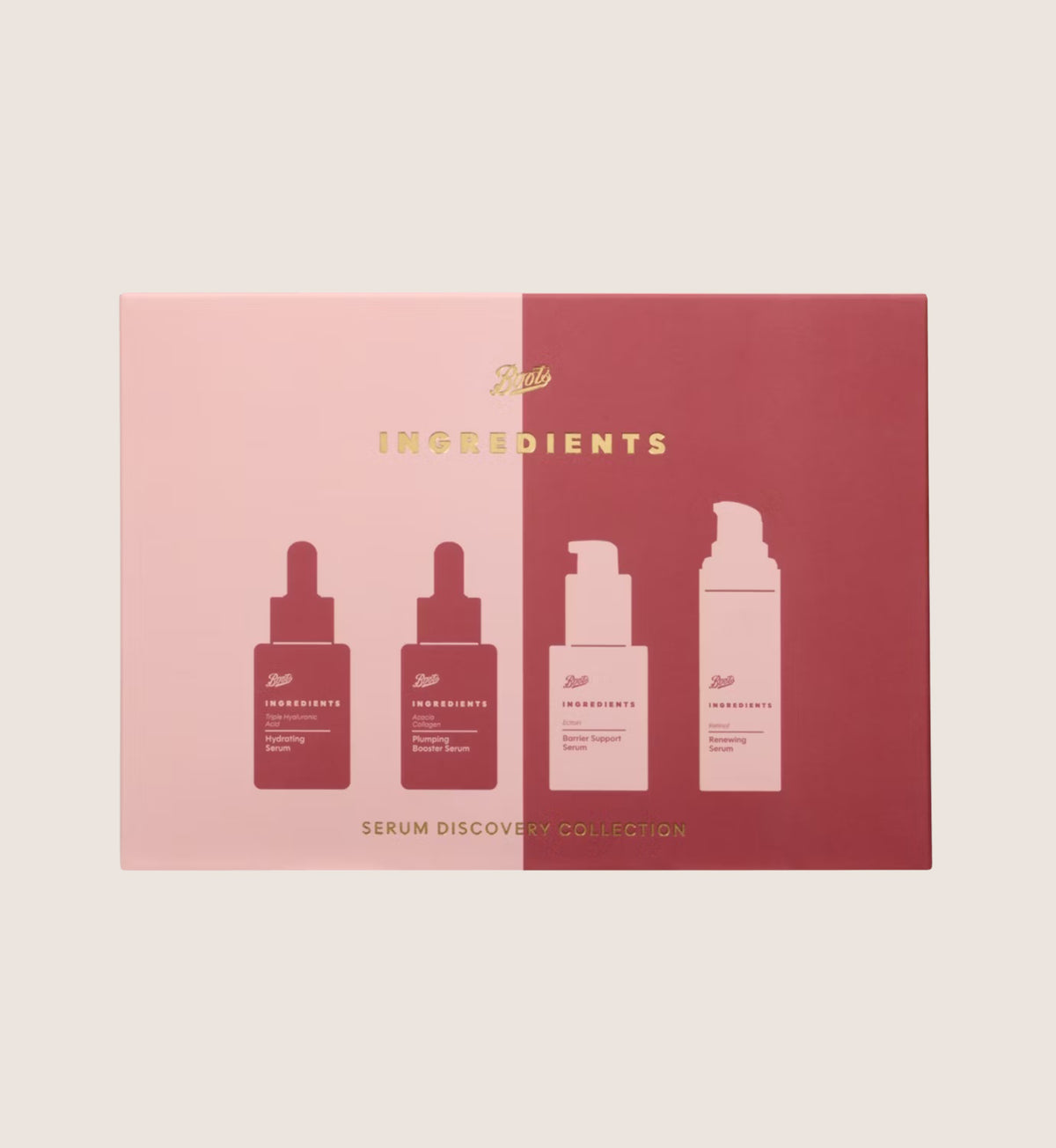 Boots Ingredients Serum Discovery Collection Skincare Gift Set For Her
