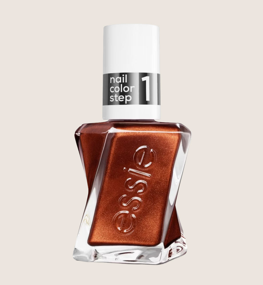 Essie Gel by essie Gel-like Nail Polish, Up to 15 Days of Wear, No UV Light, Baby Carats Metallic Warm Brown Nail Polish, Glossy Finish 13.5ml