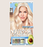 Garnier Nutrisse Ultra Bleach Dye, Vegan, D3+ Cool Blonde Vegan Formula