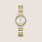 Guess Women's Hayley Watch Crystal-Set White Dial GW0612L2
