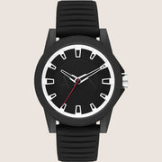 Armani Exchange Mens Dress Watch Black Rubber Strap AX2520